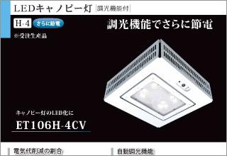 LEDキャノピー灯 調光機能付