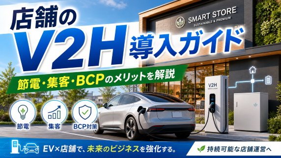 店舗　V2H