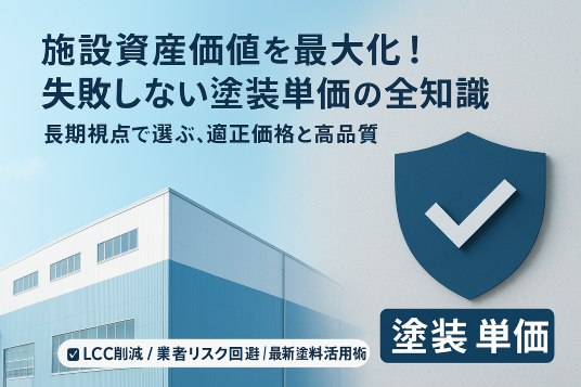 店舗・施設管理責任者のための「塗装工事の単価」徹底解説：適正価格で品質を維持し、賢くコストを削減する方法