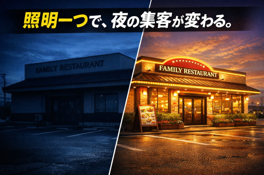 看板　照明　LED