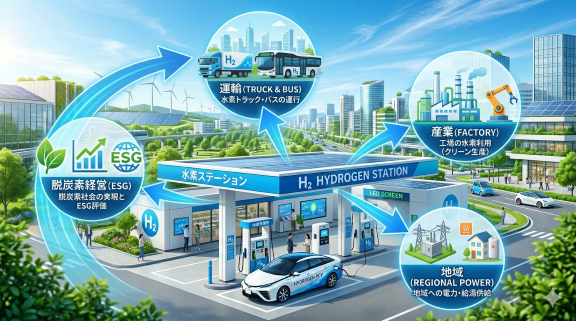 水素ステーション　ビジネスモデル