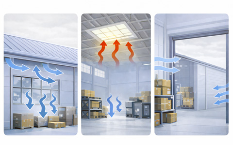 工場倉庫の寒さ対策