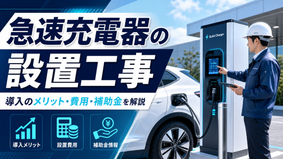 急速充電器　設置工事