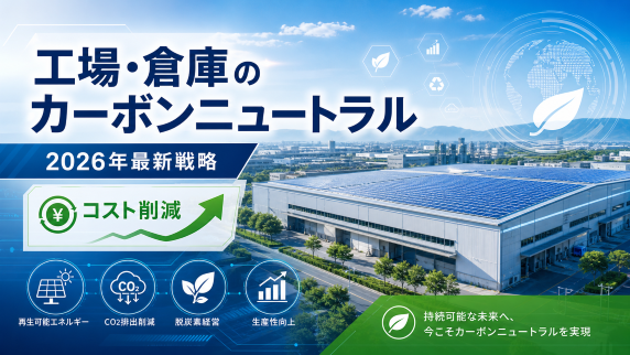工場・倉庫のカーボンニュートラル