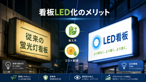 看板 LED化