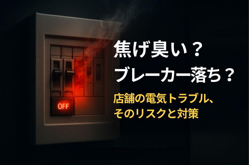 店舗の電気トラブルは「経営危機」の予兆