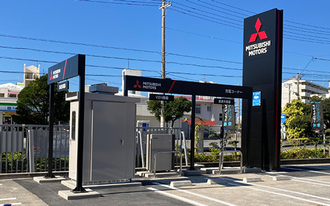 急速充電器、V2H設備設置工事