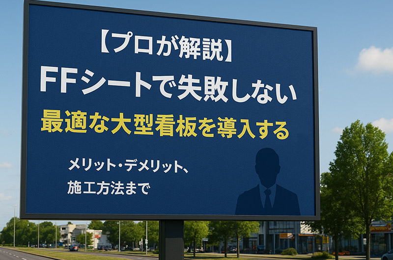 FFシートで最適な大型看板を導入する