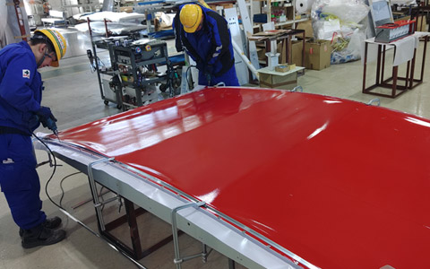 シート展張作業2