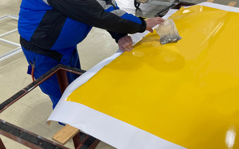 シート展張作業3