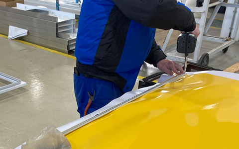 シート展張作業4