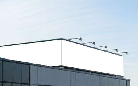 屋上看板の撤去