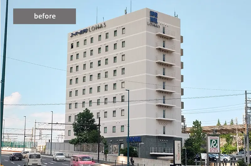 スーパーホテル看板リブランド工事実績写真04