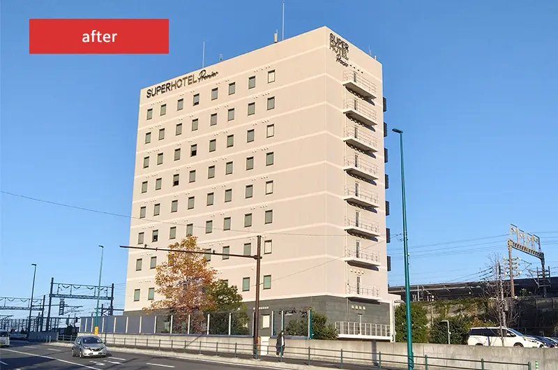 スーパーホテル看板リブランド工事実績写真05
