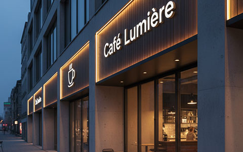 ファサード看板