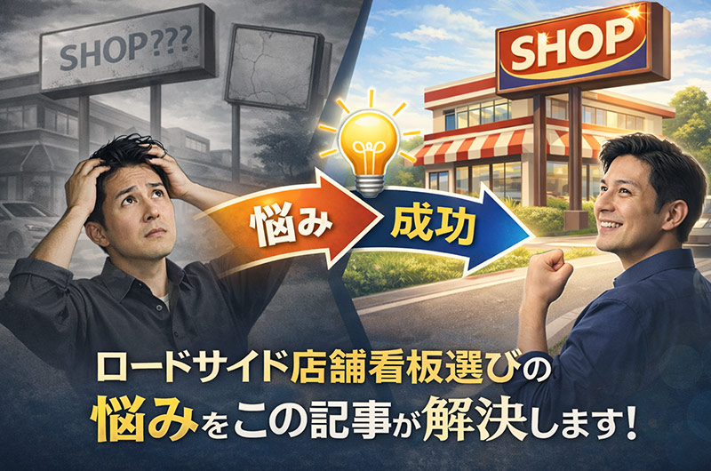 店舗看板の選び方