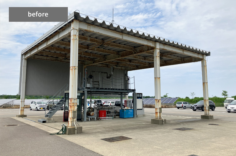 シナネン佐奇森灯油センター実績写真02