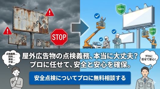 看板　点検義務